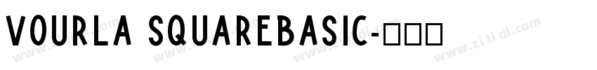 Vourla SquareBasic字体转换